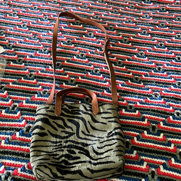 Madewell zebra calf hair small crossbody - Picture 15 of 16